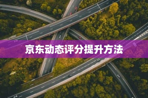 京东动态评分提升方法