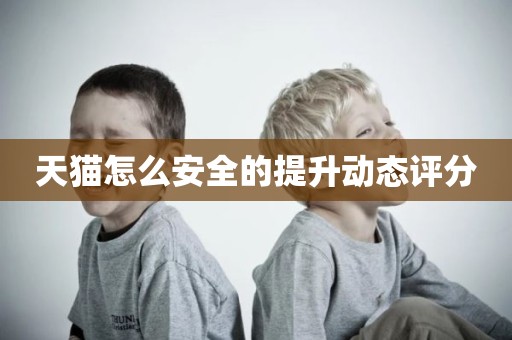 天猫怎么安全的提升动态评分