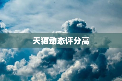 天猫动态评分高