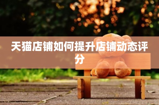 天猫店铺如何提升店铺动态评分