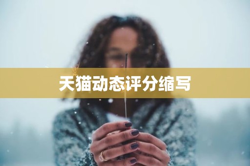 天猫动态评分缩写