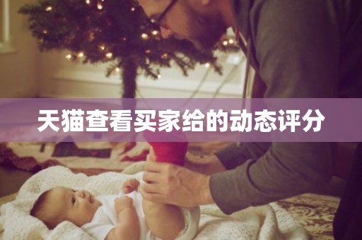 天猫查看买家给的动态评分