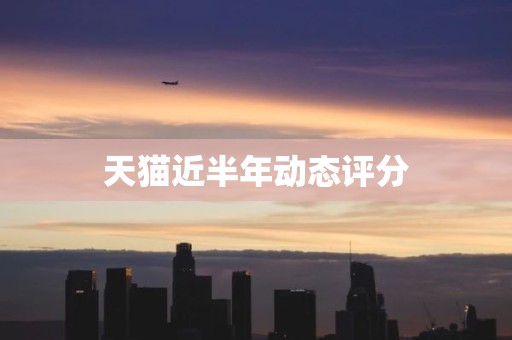 天猫近半年动态评分