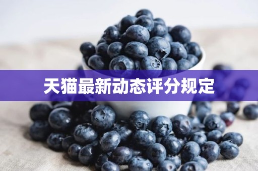 天猫最新动态评分规定