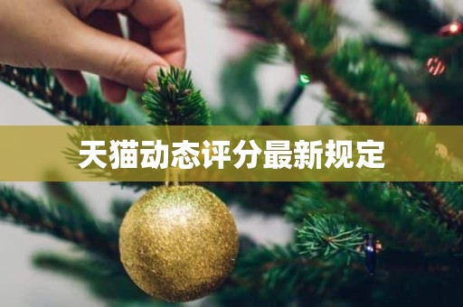 天猫动态评分最新规定