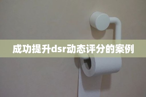 成功提升dsr动态评分的案例