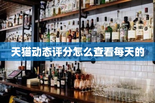 天猫动态评分怎么查看每天的