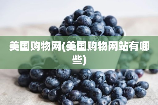美国购物网(美国购物网站有哪些)