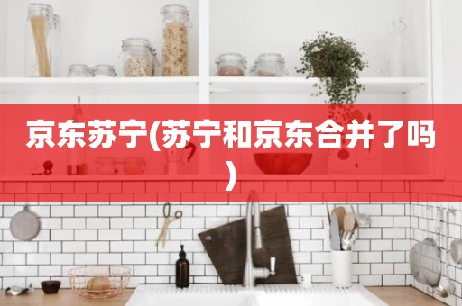 京东苏宁(苏宁和京东合并了吗)
