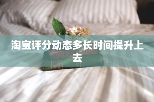 淘宝评分动态多长时间提升上去