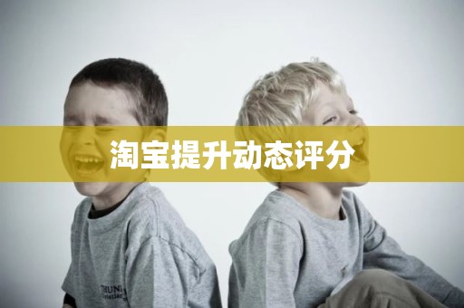 淘宝提升动态评分