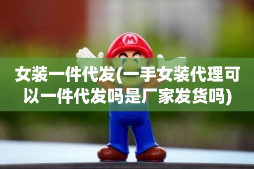 女装一件代发(一手女装代理可以一件代发吗是厂家发货吗)