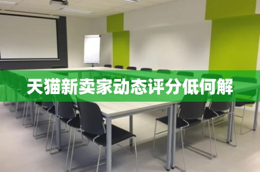 天猫新卖家动态评分低何解