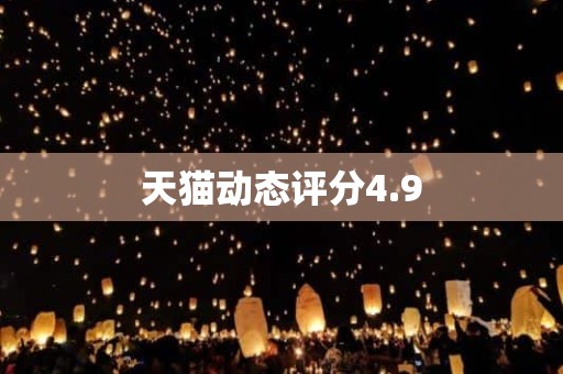 天猫动态评分4.9