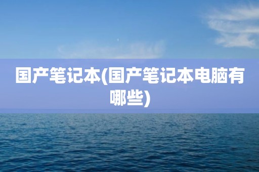 国产笔记本(国产笔记本电脑有哪些)