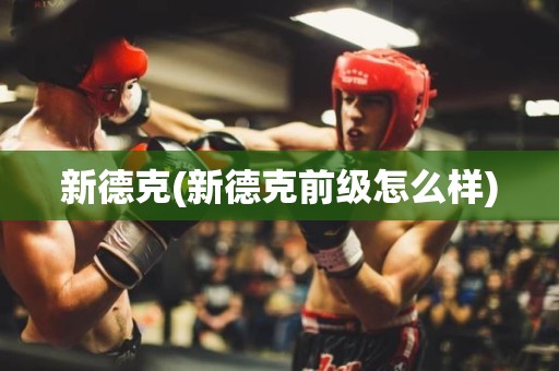 新德克(新德克前级怎么样)