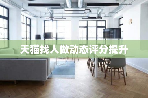 天猫找人做动态评分提升