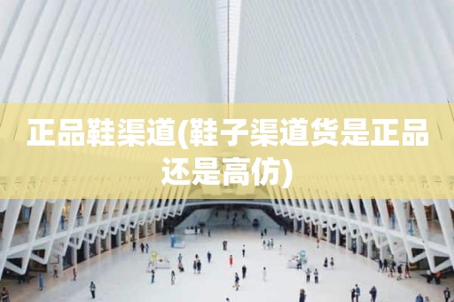 正品鞋渠道(鞋子渠道货是正品还是高仿)