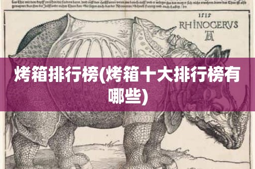 烤箱排行榜(烤箱十大排行榜有哪些)