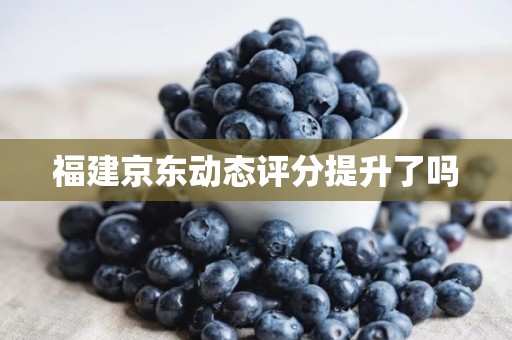 福建京东动态评分提升了吗