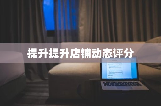 提升提升店铺动态评分