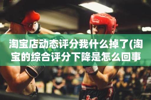 淘宝店动态评分我什么掉了(淘宝的综合评分下降是怎么回事)