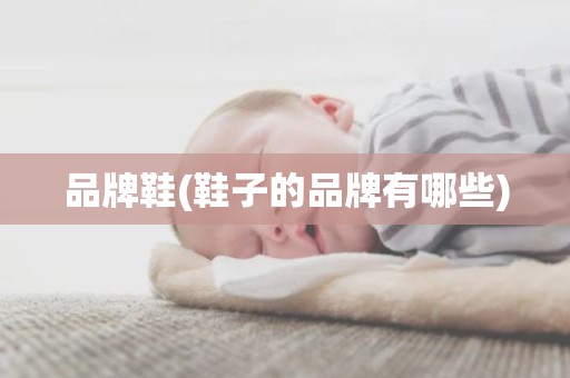 品牌鞋(鞋子的品牌有哪些)