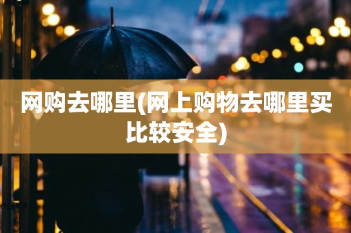 网购去哪里(网上购物去哪里买比较安全)