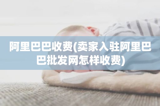 阿里巴巴收费(卖家入驻阿里巴巴批发网怎样收费)