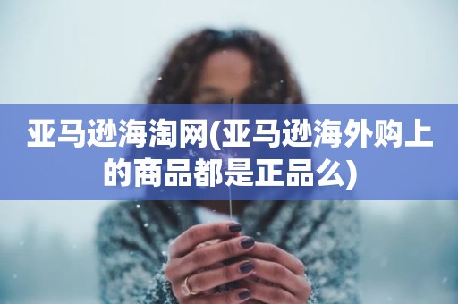 亚马逊海淘网(亚马逊海外购上的商品都是正品么)