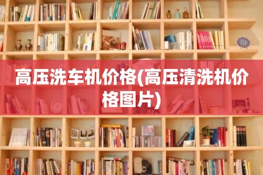 高压洗车机价格(高压清洗机价格图片)