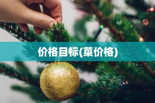 价格目标(菜价格)