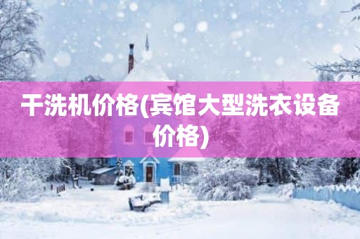 干洗机价格(宾馆大型洗衣设备价格)