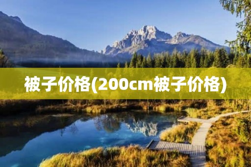 被子价格(200cm被子价格)