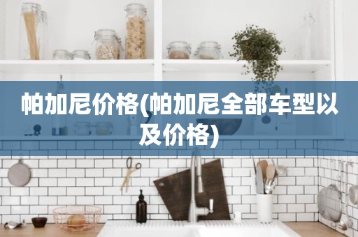 帕加尼价格(帕加尼全部车型以及价格)