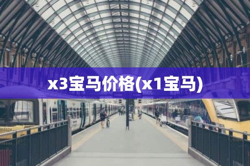 x3宝马价格(x1宝马)