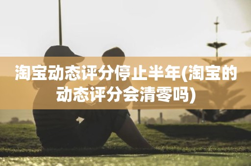 淘宝动态评分停止半年(淘宝的动态评分会清零吗)