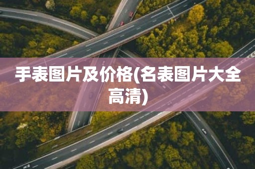 手表图片及价格(名表图片大全高清)