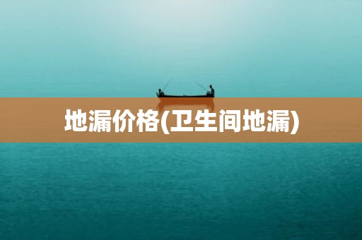 地漏价格(卫生间地漏)