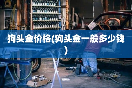 狗头金价格(狗头金一般多少钱)