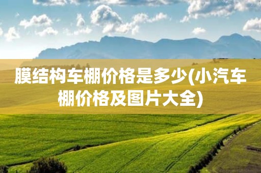 膜结构车棚价格是多少(小汽车棚价格及图片大全)