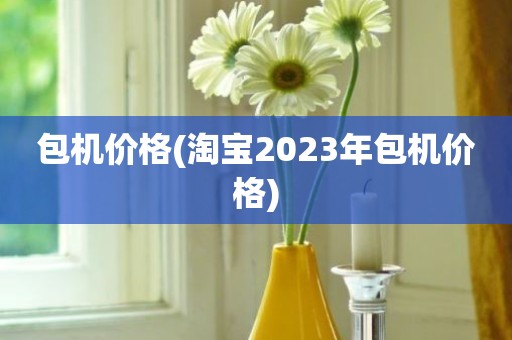 包机价格(淘宝2023年包机价格)