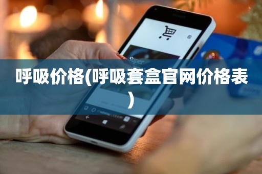 呼吸价格(呼吸套盒官网价格表)