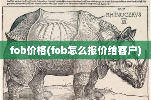 fob价格(fob怎么报价给客户)
