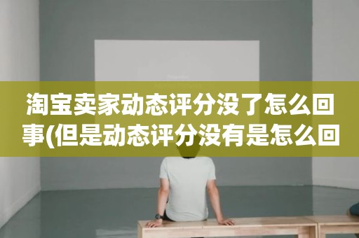 淘宝卖家动态评分没了怎么回事(但是动态评分没有是怎么回事)