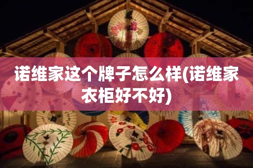 诺维家这个牌子怎么样(诺维家衣柜好不好)