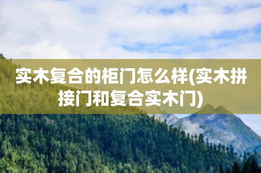 实木复合的柜门怎么样(实木拼接门和复合实木门)
