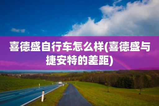 喜德盛自行车怎么样(喜德盛与捷安特的差距)