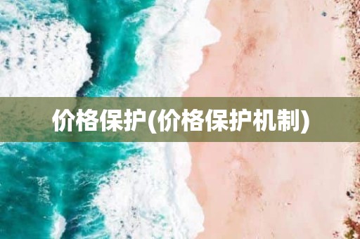 价格保护(价格保护机制)