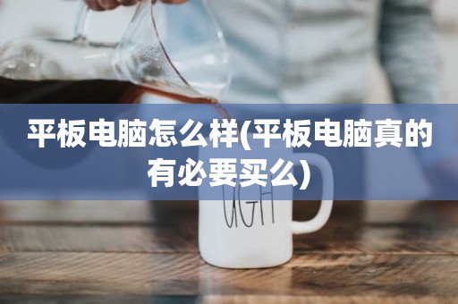 平板电脑怎么样(平板电脑真的有必要买么)
